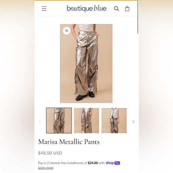 Metallic Pants - Picture 5 of 5